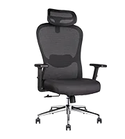 Silla Athelier Ejecutiva Mesh Fresh CC Negro