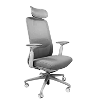 Silla Londres Ejecutiva Premium CC Mesh Fresh Tapiz Gris 