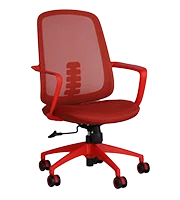 Silla Mercurio Ejecutiva Mesh Fresh Roja