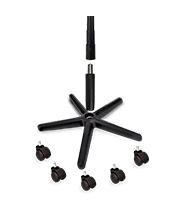 Kit para Silla Ejecutiva con base negra y piston negro (MM)