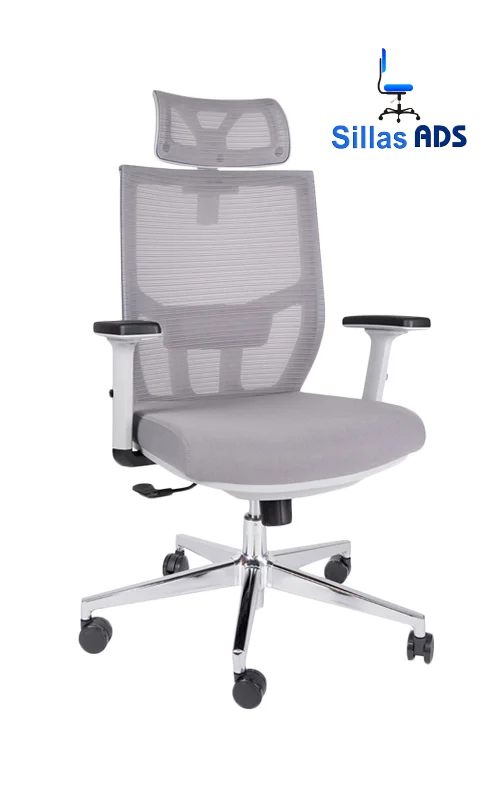 Silla Aiko Ejecutiva Mesh Fresh Platinum CC Gris, foto 1