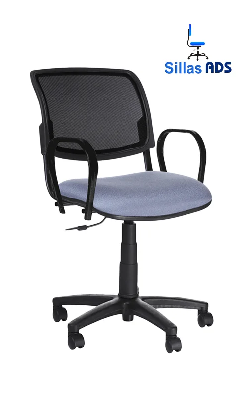 Silla Iso Mesh Fresh Secretarial Estructura Negra CB, foto 1