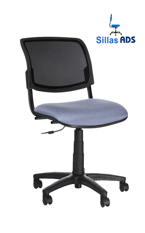 Silla Iso Secretarial Mesh Fresh Estructura Negra, foto 1