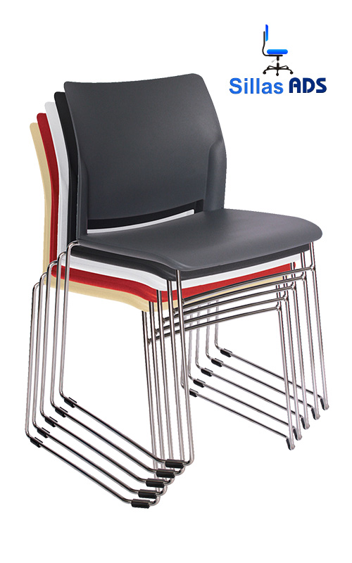 Silla de visita tubular Alpha, foto 4