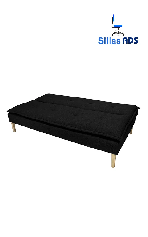 Sofá Cama Confi Suede Negro, foto 2