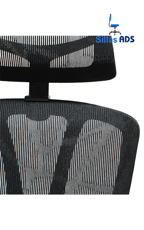 Silla Vilna Ejecutiva Premium Mesh Fresh Negra, foto 3