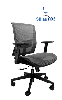 Silla Habana Ejecutiva Asiento Mesh Fresh Gris, foto 1