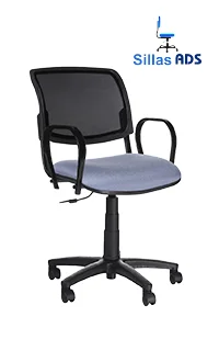 Silla Iso Mesh Fresh Secretarial Estructura Negra CB, foto 1