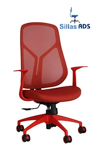 Silla Terra Ejecutiva Mesh Fresh Rojo, foto 1